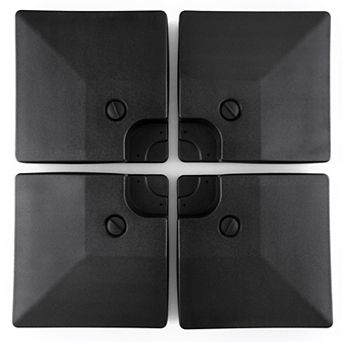 4 pc Fillable Offset Umbrella Base Stand for Cantilever Patio Umbrellas