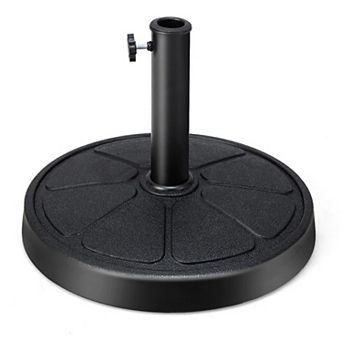 31 Lb Round Umbrella Base Stand for 9 Ft Patio Umbrellas