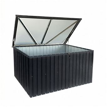 Outdoor Metal Storage Box, Patio Garden Deck Storage Container