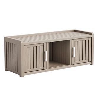 120 Gallon Shoe Storage Cabinet with 3 Doors