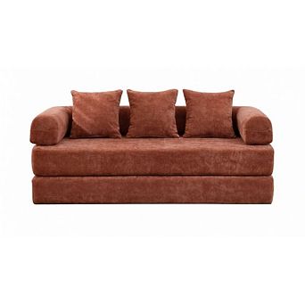 GOODSILO Convertible Folding Mattress Couch Floor Sofa Bed with Armrest Lounge