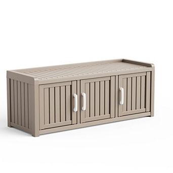 120 Gallon Shoe Storage Cabinet with 2 Doors