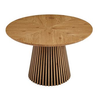 Modern Wooden Round Dining Table for Living Room And Dining Room