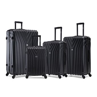 InUSA Vasty 4 pc Lightweight Hardside Spinner Luggage Set