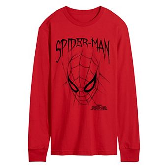 Men's Spider-Man Brand New Day Sketchy Portrait Long Sleeve Graphic Tee