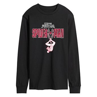 Men's Spider-Man Brand New Day Logo Long Sleeve Graphic Tee