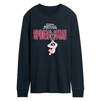 Men's Spider-Man Brand New Day Logo Long Sleeve Graphic Tee