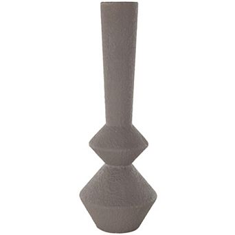 Stella & Eve Metal Art Deco Fluted Decorative Vase