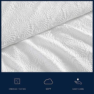 Nautica Embossed Sunflower Comforter Set with Shams