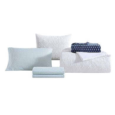 Nautica Embossed Sunflower Comforter Set with Shams