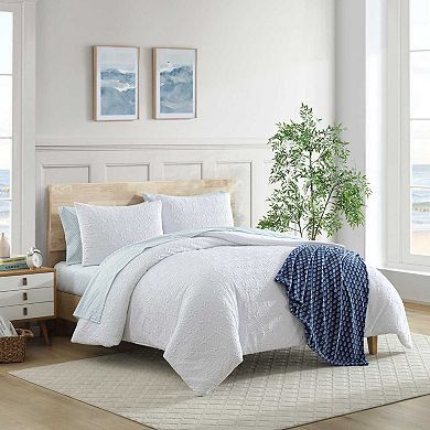 Nautica Embossed Sunflower Comforter Set with Shams