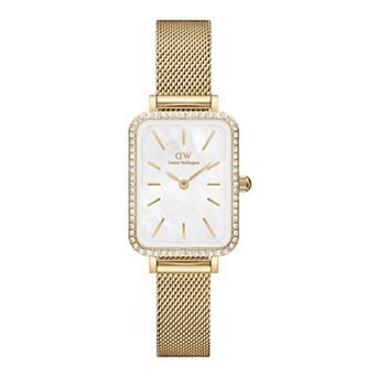 Daniel Wellington Women's Quadro 20 mm Stainless Steel Mesh Bracelet Watch - DW0010066