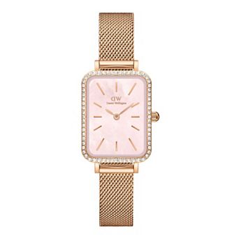 Daniel Wellington Women's Quadro 20 mm Stainless Steel Mesh Bracelet Watch - DW0010066