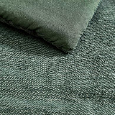 Nautica Herringbone Chenille Duvet Cover Set with Shams