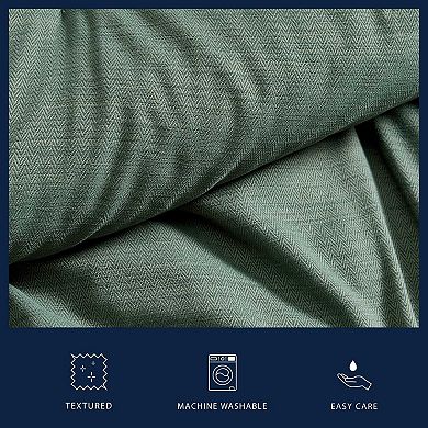Nautica Herringbone Chenille Duvet Cover Set with Shams
