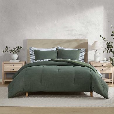 Nautica Herringbone Chenille Duvet Cover Set with Shams