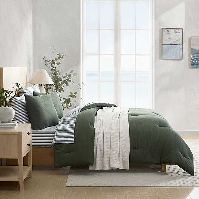 Nautica Herringbone Chenille Duvet Cover Set with Shams