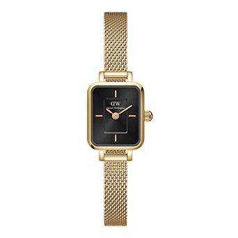 Daniel Wellington Women's Quadro Mini 16 mm Stainless Steel Mesh Watch - DW00100