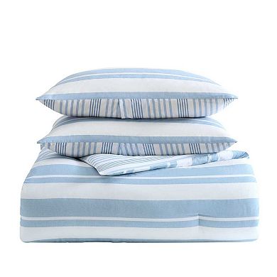Nautica Riverside Stripe Comforter Set with Shams