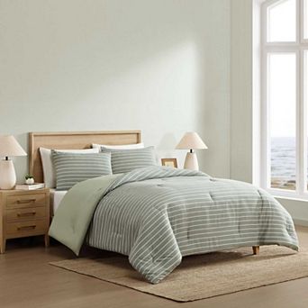 Nautica Park Stripe Comforter Set with Shams