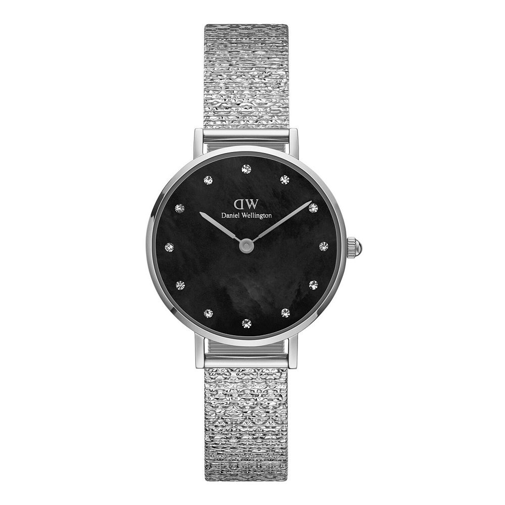 Daniel Wellington Women's 28 mm Stainless Steel Crystal Mother-of-Pearl Dial Mesh Watch - DW0010059
