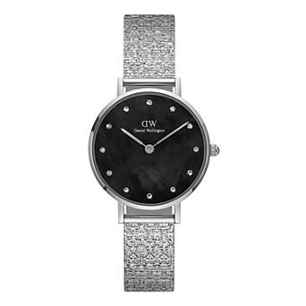 Daniel Wellington Women's 28 mm Stainless Steel Crystal Mother-of-Pearl Dial Mesh Watch - DW0010059