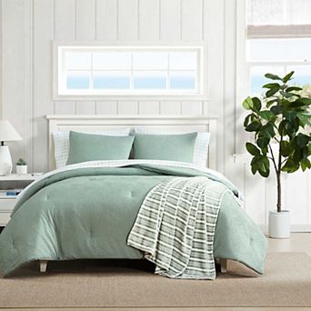 Nautica Broken Lines 8 pc Comforter Set with Shams