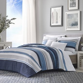 Nautica Westport Comforter Set with Coordinating Throw Pillows