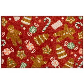 St. Nicholas Square® Holiday Gingerbread Rug