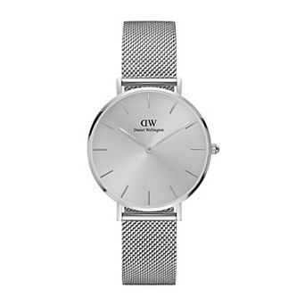 Daniel Wellington Women's 32 mm Sunray Dial Stainless Steel Mesh Watch - DW00100468