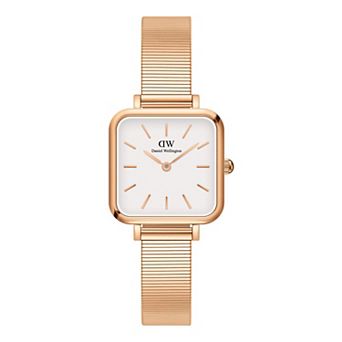 Daniel Wellington Women's Quadro 22 mm Stainless Steel Wired Mesh Watch - DW001005