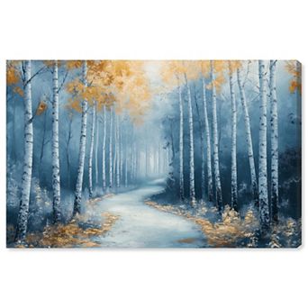 Art Remedy Birch Serenity Landscape & Nature Canvas Wall Art