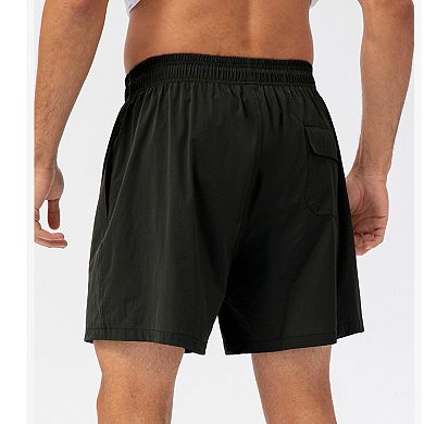 Men’s Quick-Dry Cargo Shorts with Drawstring Waist Relaxed Straight-Leg Fit & Multi-Pockets