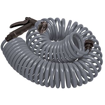Orbit 3/8 in D X 25 ft. L Light Duty Expandable Coil Garden Hose
