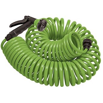 Orbit 3/8 in D X 25 ft. L Light Duty Expandable Coil Garden Hose