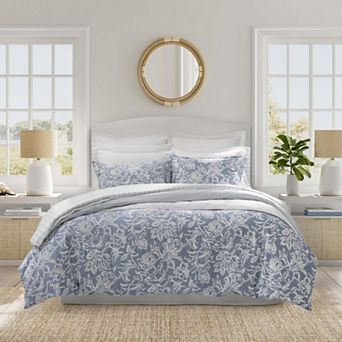 Nautica Floral Print Duvet Cover Set with Shams