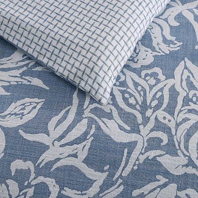 Nautica Floral Print Duvet Cover Set with Shams