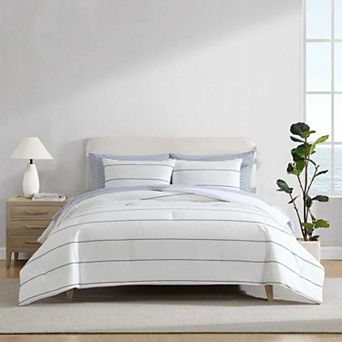 Nautica Naval Stripe Duvet Cover Set with Shams