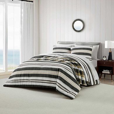 Nautica Prospect Harbor 8-Piece Comforter Bonus Bed Set with Shams