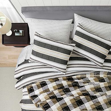 Nautica Prospect Harbor 8-Piece Comforter Bonus Bed Set with Shams
