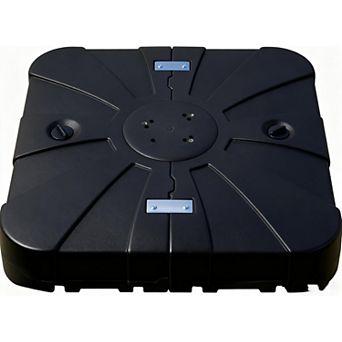 Outdoor Patio Umbrella Base with Wheels, Sand & Water Fillable 330LBS Capacity for Cantilever