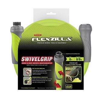 Legacy Flexzilla SwivelGrip 5/8 in D X 5 ft. L Heavy Duty Premium Grade Garden Hose