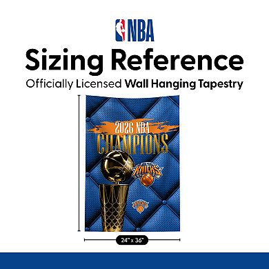 New York Knicks 2026 NBA Champions Gilded Tapestry