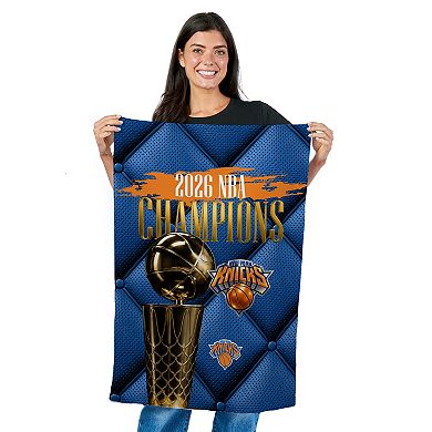 New York Knicks 2026 NBA Champions Gilded Tapestry