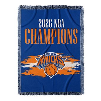 New York Knicks 2026 NBA Champions Opulent Woven Tapestry