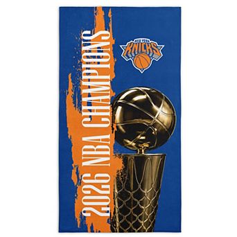 New York Knicks 2026 NBA Champions Exalted Beach Towel