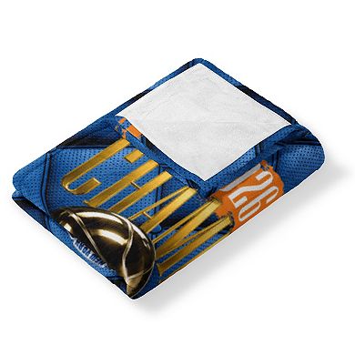 New York Knicks 2026 NBA Champions Noble Silk Touch Throw Blanket
