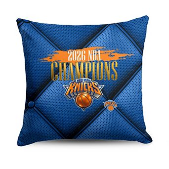 New York Knicks 2026 NBA Champions Imperial Throw Pillow