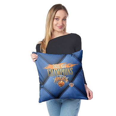New York Knicks 2026 NBA Champions Imperial Throw Pillow
