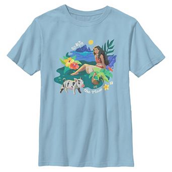 Boys 6-20 Disney's Moana Go With The Flow Short Sleeve Graphic Tee